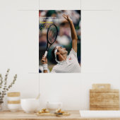 Roger Federer Poster Tennis Motiverende Kunst (Keuken)