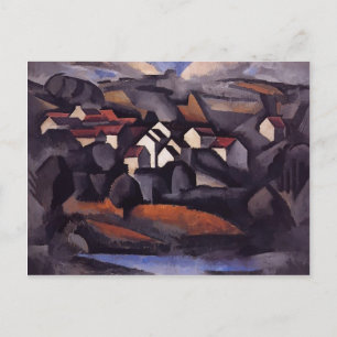 Roger Fresnaye- Landscape at Ferte Soud Jouarre Briefkaart