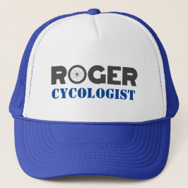 Roger Mountain Biker Trucker Hat Pet