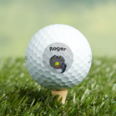 Roger Naam Met Balvangende Pelikaan, Golfballen (Insitu Shirt)