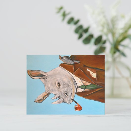 Roger Rwanda Briefkaart (Staand voorkant)