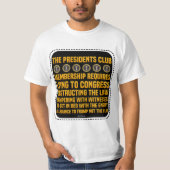 Roger Stone is medeoprichter van de Presidenten Cl T-shirt (Voorkant)
