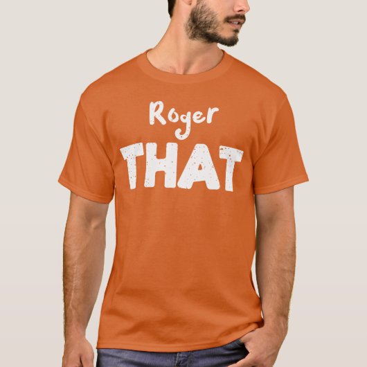 Rogerhat Sportartikelen T-shirt (Voorkant)