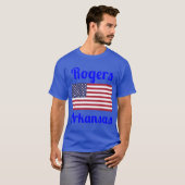 Rogers Arkansas Stijlvolle Prints1 T-shirt (Voorkant volledig)