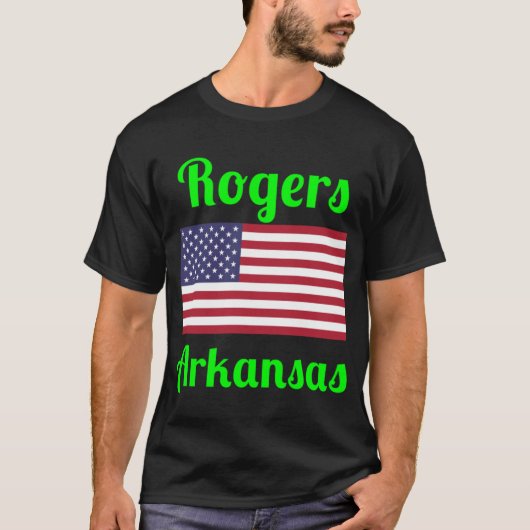 Rogers Arkansas Stijlvolle Prints5 T-shirt (Voorkant)