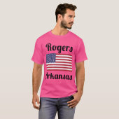 Rogers Arkansas Stijlvolle Prints T-shirt (Voorkant volledig)