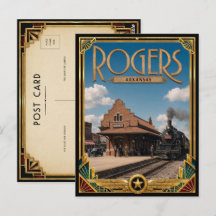 Rogers Arkansas Vintage Art Deco Gouden Tijdperk