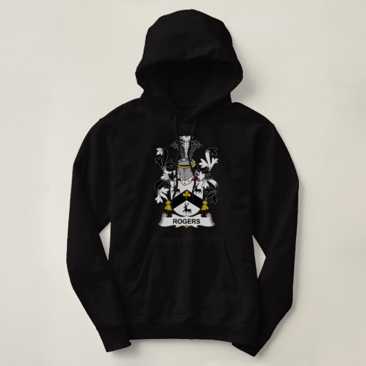 Rogers Coat of Arms  Family Crest   Hoodie (Design voorkant)