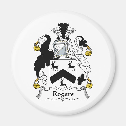 Rogers Family Crest Magneet (Voorkant)