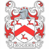 Rogers Family Crest Sticker (Voorkant)