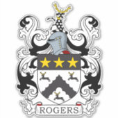 Rogers Family Crest Sticker (Voorkant)