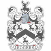 Rogers Family Crest Sticker (Voorkant)