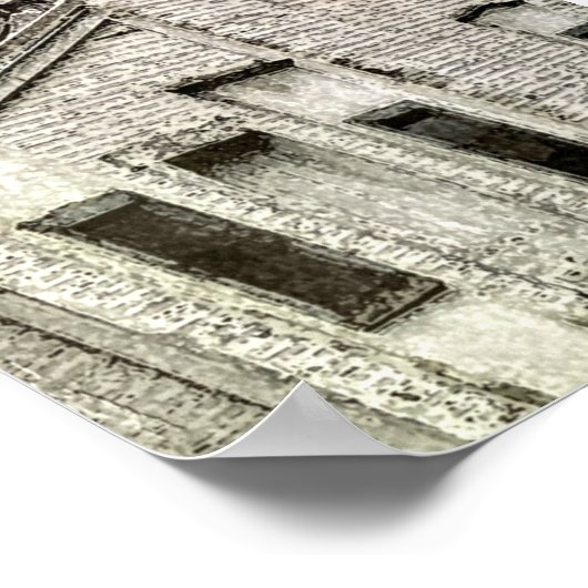 "Rogers Feed Mill" - Afdrukken Poster (Hoek)