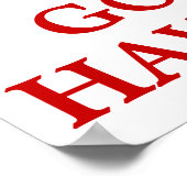 Rogers GHawk Basketball Mascot Poster - Tall (Hoek)