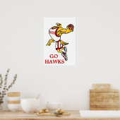 Rogers GHawk Basketball Mascot Poster - Tall (Keuken)