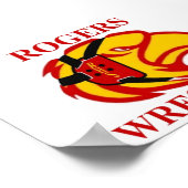 Rogers Hawkhead Wrestling Poster (Hoek)