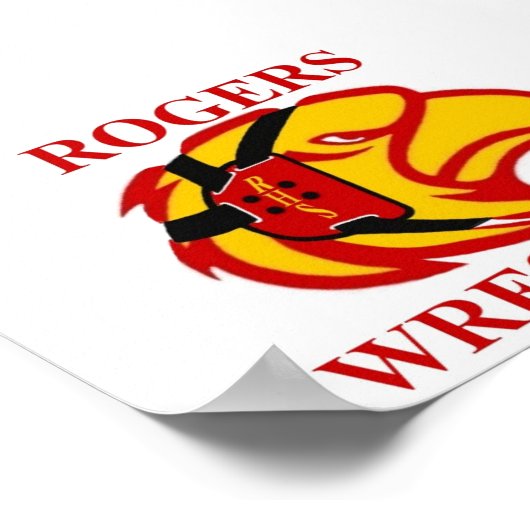 Rogers Hawkhead Wrestling Poster (Hoek)