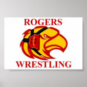 Rogers Hawkhead Wrestling Poster (Voorkant)