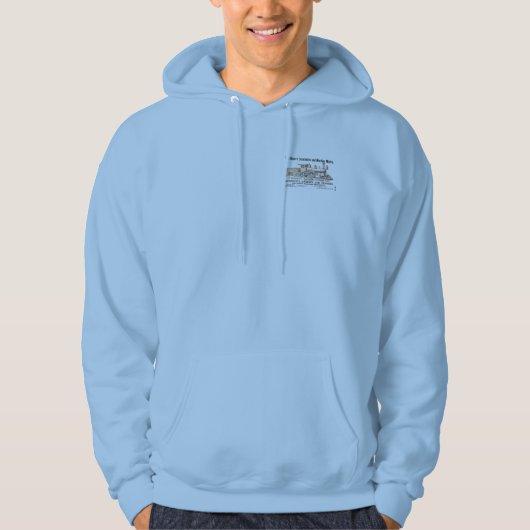 Rogers Locomotive werkt Mannen Shirten Hoodie (Voorkant)