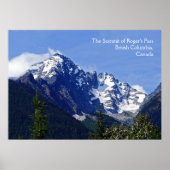 Roger's Pass Summit Poster Print (Voorkant)