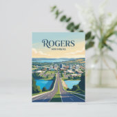 Rogers USA Briefkaart (Staand voorkant)