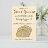 Roggebrood Joodse Bakkerij Grand Opening Bakcursus Kaart (Staand voorkant)