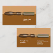 Roghing Gouge Woodkeerbruin Visitekaartje (Voorkant / Achterkant)