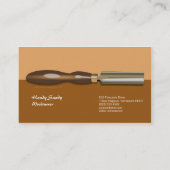 Roghing Gouge Woodkeerbruin Visitekaartje (Achterkant)