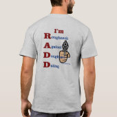 Roghnecks tegen Daughters die volwassen dateren T-shirt (Achterkant)