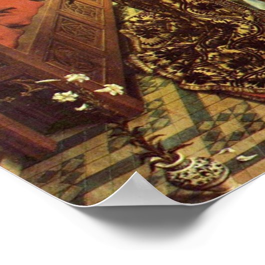 Rogier van der Weyden - Aankondiging Poster (Hoek)