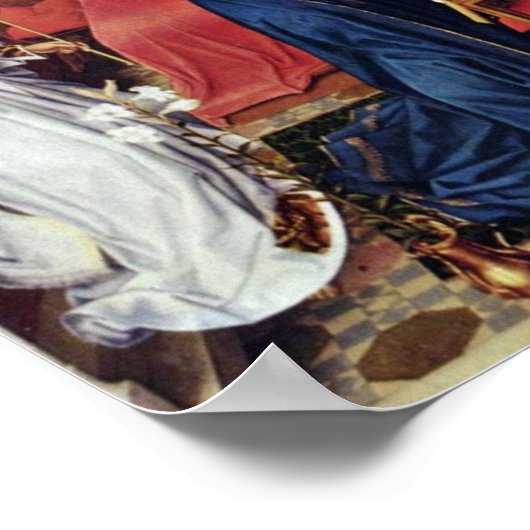 Rogier van der Weyden - Aankondiging Poster (Hoek)