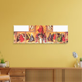 Rogier van der Weyden - Altar of Last Arrest Canvas Afdruk (Insitu (Woonkamer))
