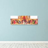 Rogier van der Weyden - Altar of Last Arrest Canvas Afdruk (Insitu (Houten vloer))