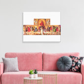 Rogier van der Weyden - Altar of Last Arrest Canvas Afdruk (Insitu (Woonkamer))