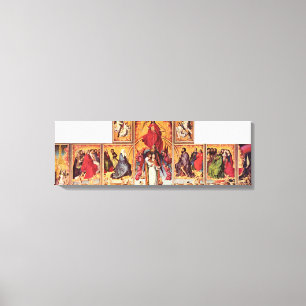 Rogier van der Weyden - Altar of Last Arrest Canvas Afdruk