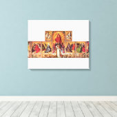Rogier van der Weyden - Altar of Last Arrest Canvas Afdruk (Insitu (Houten vloer))