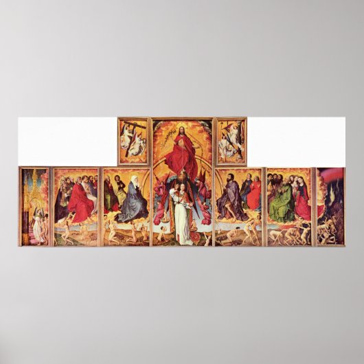 Rogier van der Weyden - Altar of Last Arrest Poster (Voorkant)