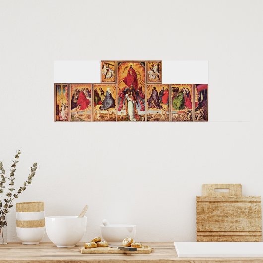 Rogier van der Weyden - Altar of Last Arrest Poster (Keuken)