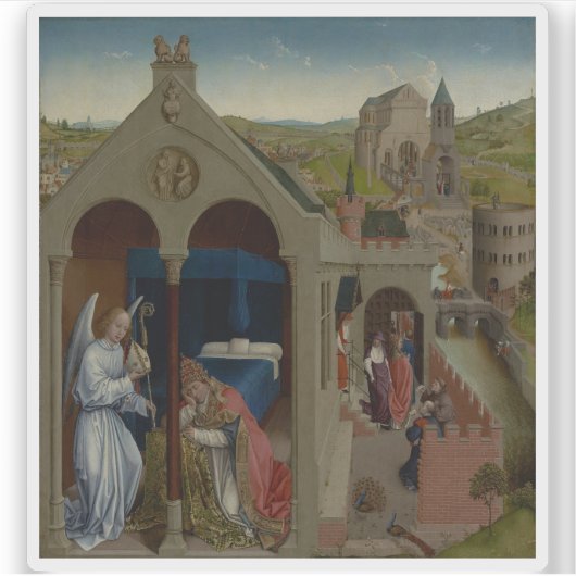 Rogier van der Weyden: De droom van paus Sergius Sticker (Voorkant)