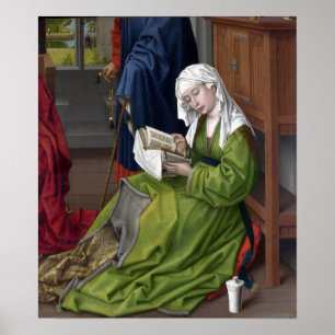 Rogier van der Weyden de Magdalen-lezing Poster