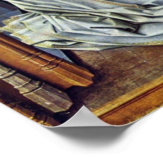 Rogier van der Weyden - Geboorteplaats Christus Poster (Hoek)