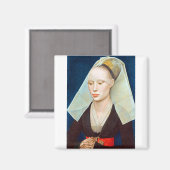 Rogier van der Weyden Portrait of a Lady Magneet (Voorkant / Achterkant)
