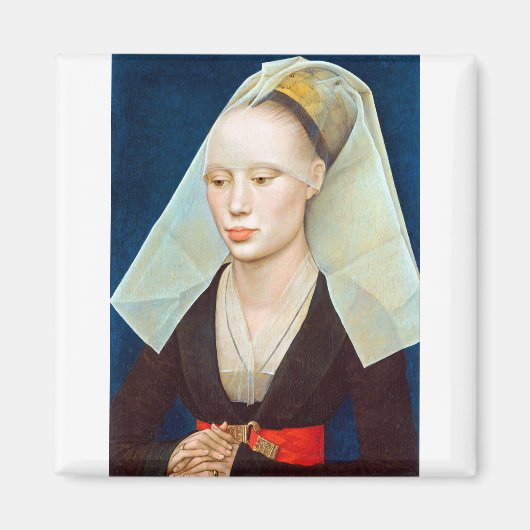 Rogier van der Weyden Portrait of a Lady Magneet (Voorkant)