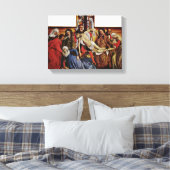 Rogier van der Weyden - Verdaling van het Kruis Canvas Afdruk (Insitu (Slaapkamer))