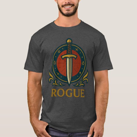 Rogue — Agilidade e Astúcia nas Sombras T-shirt (Voorkant)