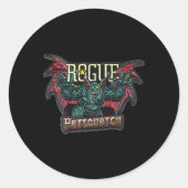 Rogue Ale Batsquatch Ronde Sticker (Voorkant)