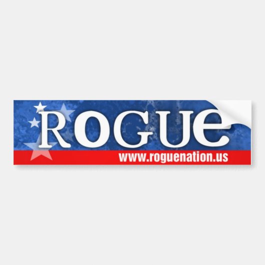 Rogue Bumpersticker (Voorkant)