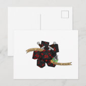 Rogue Dice Design Aankondigingskaart (Voorkant / Achterkant)