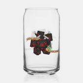Rogue Dice Design Blikvorm Glas (Achterkant)