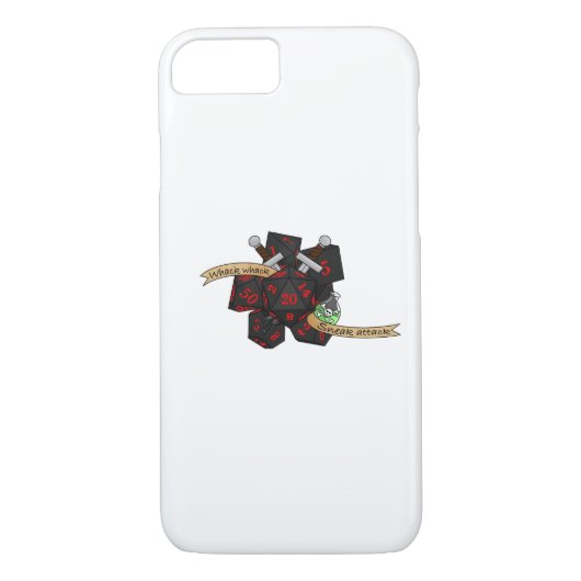 Rogue Dice Design Case-Mate iPhone Case (Achterkant)